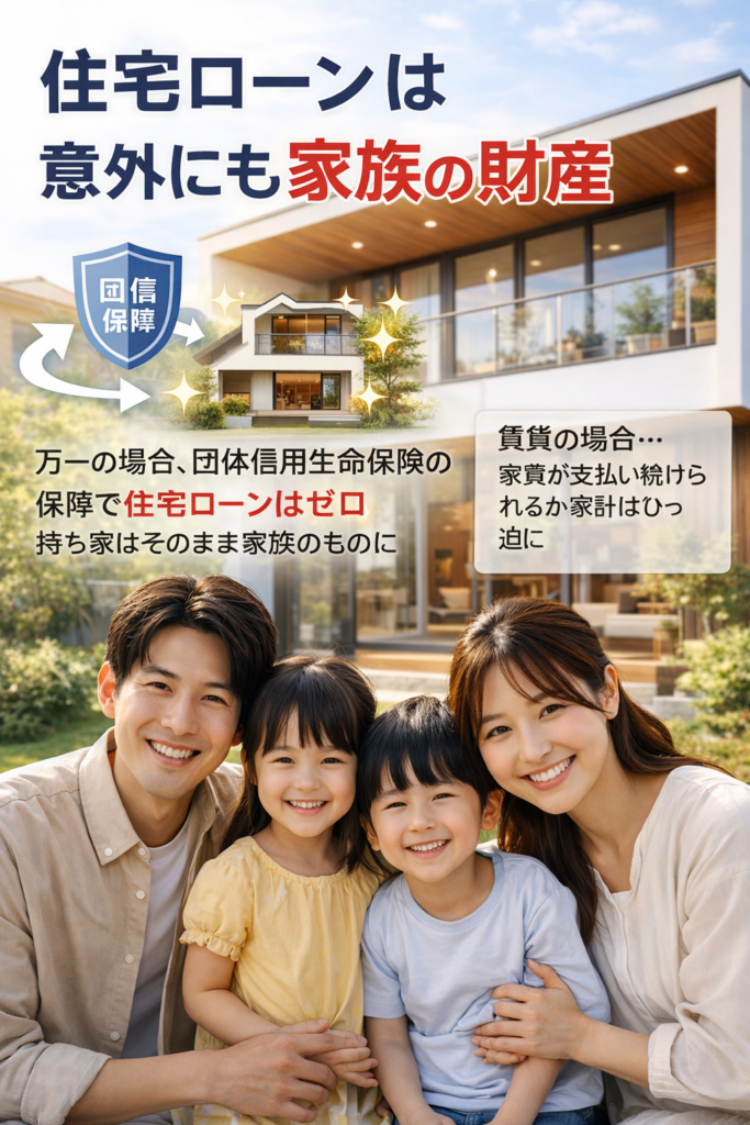 ■■【いろいろな悩みにお答えします】■■ 住宅ローンは「負債」ではなく、家族の財産になる理由